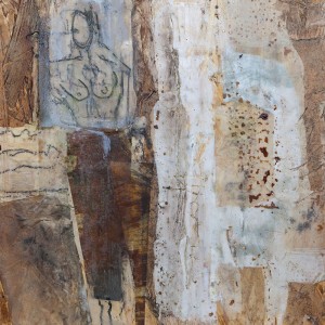 Heidi Schwarz _Mischtechnik-Pigmente-Sand-Rost-Wachs-Oel _auf Holzkoerper _Kf_004